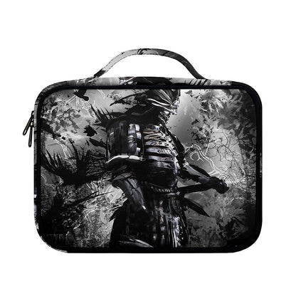Dark Samurai Warrior Print Briefcase Bible Bag