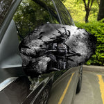 Dark Samurai Warrior Print Car Side Mirror Covers