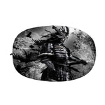 Dark Samurai Warrior Print Car Side Mirror Covers