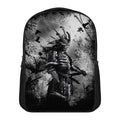 Dark Samurai Warrior Print Casual Backpack