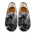 Dark Samurai Warrior Print Casual Shoes