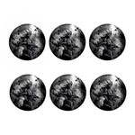 Dark Samurai Warrior Print Coaster Set