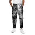 Dark Samurai Warrior Print Cotton Sweatpants