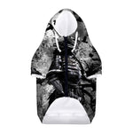 Dark Samurai Warrior Print Dog Zip Up Hoodie