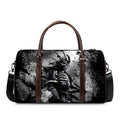 Dark Samurai Warrior Print Duffel Bag