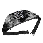 Dark Samurai Warrior Print Fanny Pack