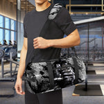 Dark Samurai Warrior Print Gym Bag