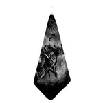 Dark Samurai Warrior Print Hand Towel