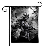 Dark Samurai Warrior Print House Flag