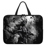 Dark Samurai Warrior Print Laptop Sleeve With Handle