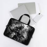 Dark Samurai Warrior Print Laptop Sleeve With Handle