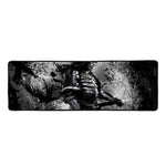 Dark Samurai Warrior Print Long Kitchen Mat