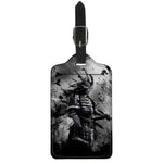 Dark Samurai Warrior Print Luggage Tag