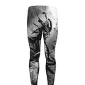 Dark Samurai Warrior Print Men's Leggings