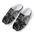 Dark Samurai Warrior Print Mesh Casual Shoes