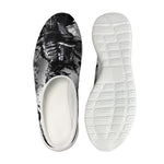 Dark Samurai Warrior Print Mesh Casual Shoes