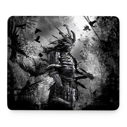 Dark Samurai Warrior Print Mouse Pad