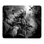 Dark Samurai Warrior Print Mouse Pad