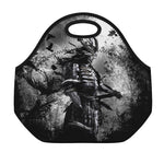 Dark Samurai Warrior Print Neoprene Lunch Bag