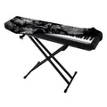 Dark Samurai Warrior Print Piano Keyboard Cover