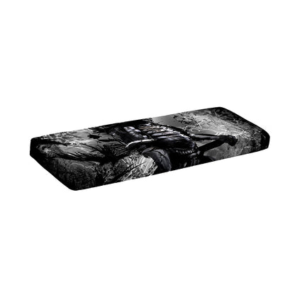 Dark Samurai Warrior Print Piano Keyboard Cover