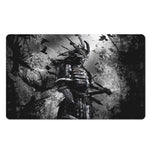 Dark Samurai Warrior Print Polyester Doormat