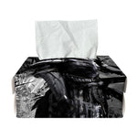 Dark Samurai Warrior Print Rectangle Tissue Box Cover