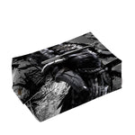 Dark Samurai Warrior Print Rectangle Tissue Box Cover