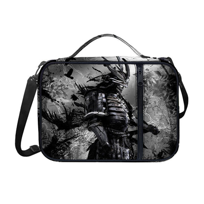 Dark Samurai Warrior Print Shoulder Strap Bible Bag