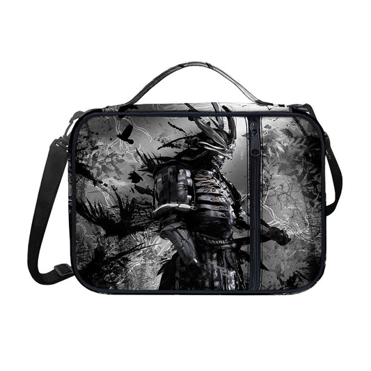 Dark Samurai Warrior Print Shoulder Strap Bible Bag