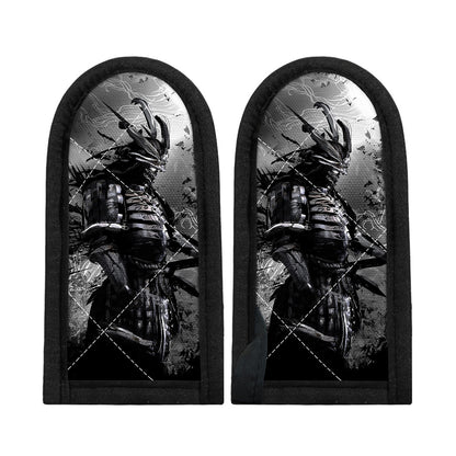 Dark Samurai Warrior Print Skillet Handle Cover