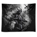 Dark Samurai Warrior Print Tapestry