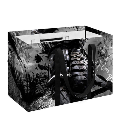 Dark Samurai Warrior Print Utility Tote Bag