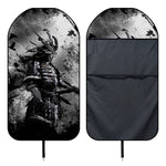Dark Samurai Warrior Print Waterproof Car Seat Cover