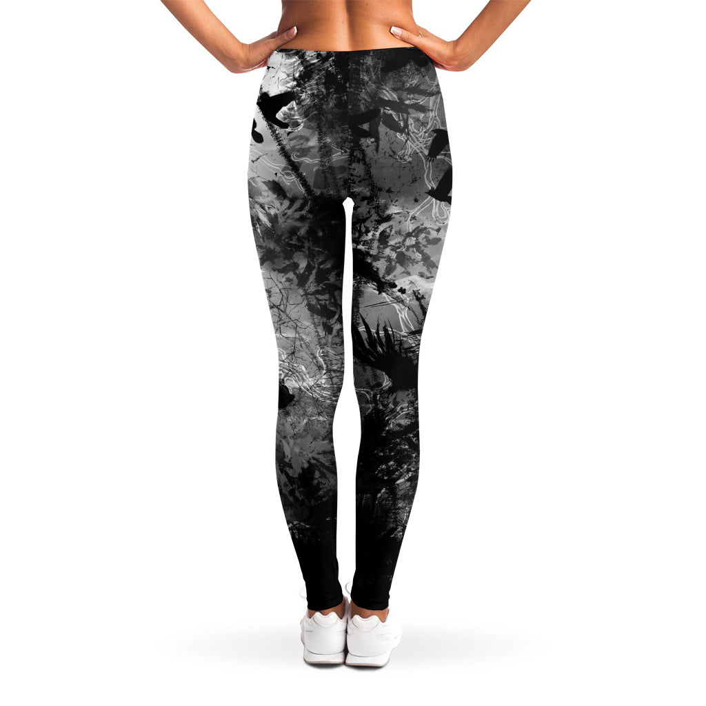 Dark Samurai Warrior Print Women's Leggings