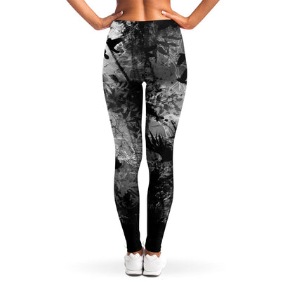 Dark Samurai Warrior Print Women's Leggings