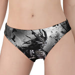Dark Samurai Warrior Print Women's Panties