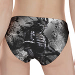 Dark Samurai Warrior Print Women's Panties