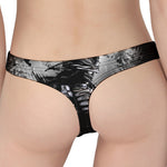 Dark Samurai Warrior Print Women's Thong