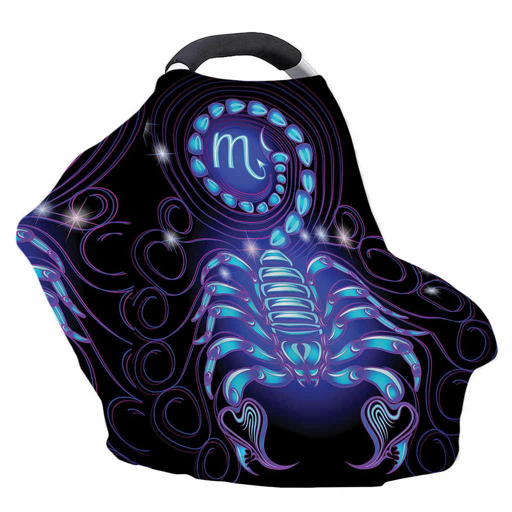 Dark Scorpio Zodiac Sign Print Baby Seat Cover