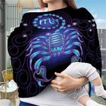 Dark Scorpio Zodiac Sign Print Baby Seat Cover
