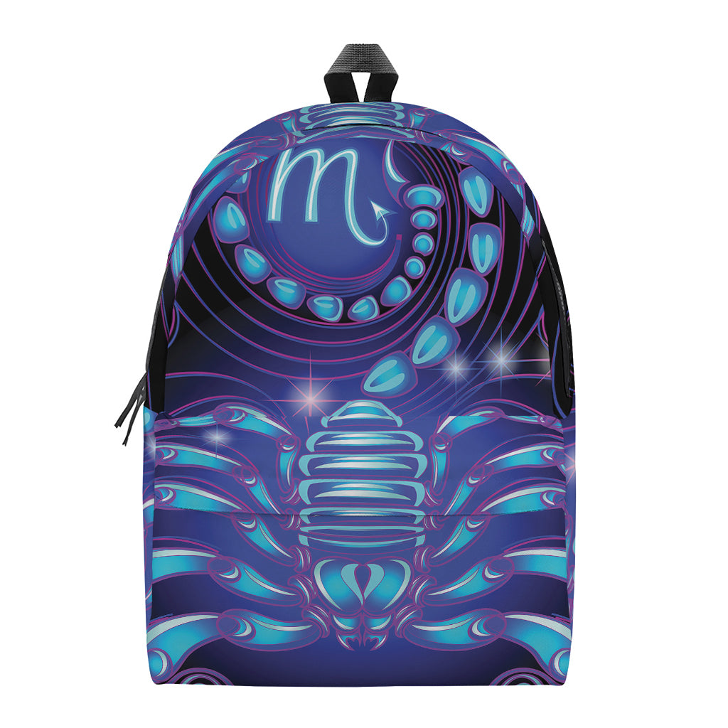 Dark Scorpio Zodiac Sign Print Backpack
