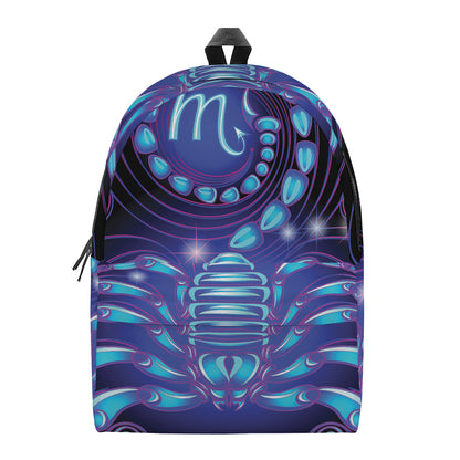Dark Scorpio Zodiac Sign Print Backpack