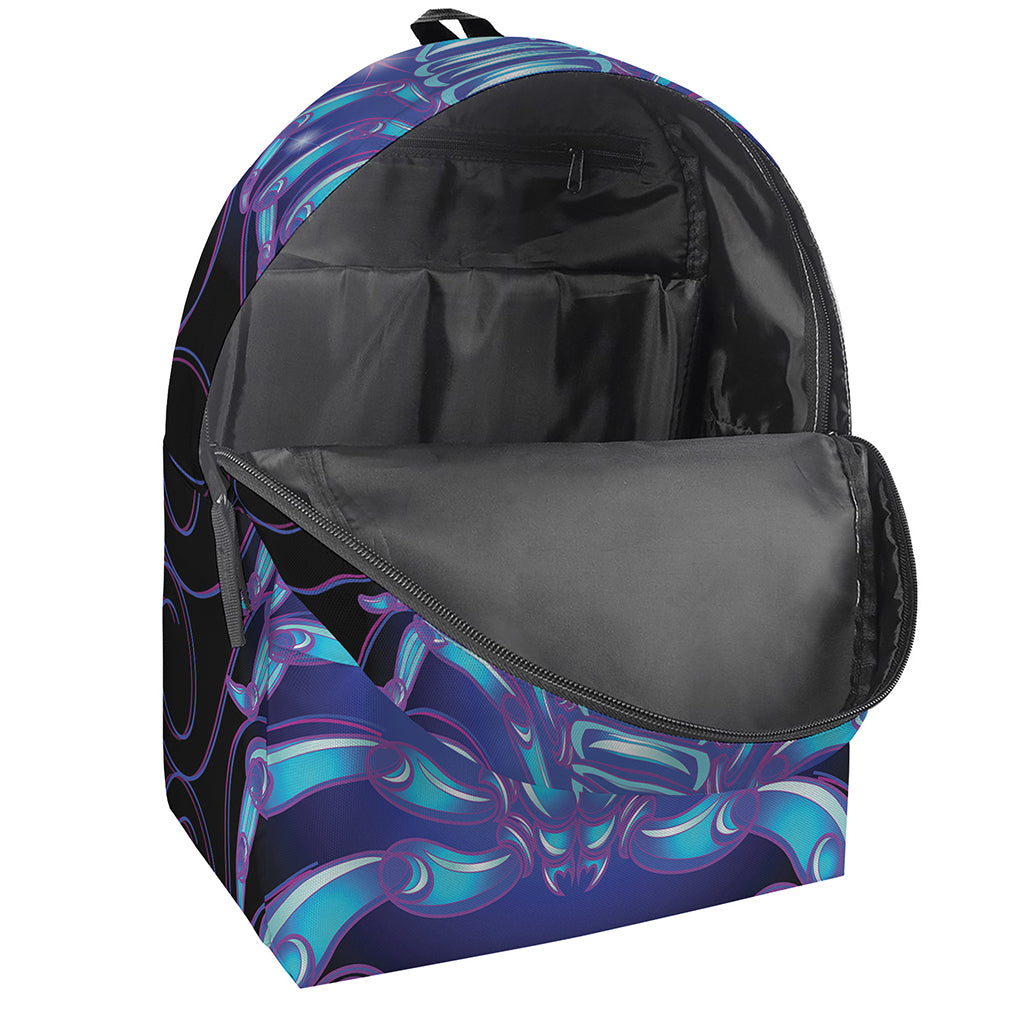 Dark Scorpio Zodiac Sign Print Backpack