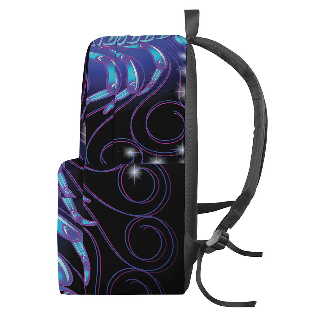 Dark Scorpio Zodiac Sign Print Backpack