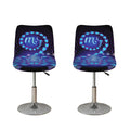 Dark Scorpio Zodiac Sign Print Bar Stool Covers