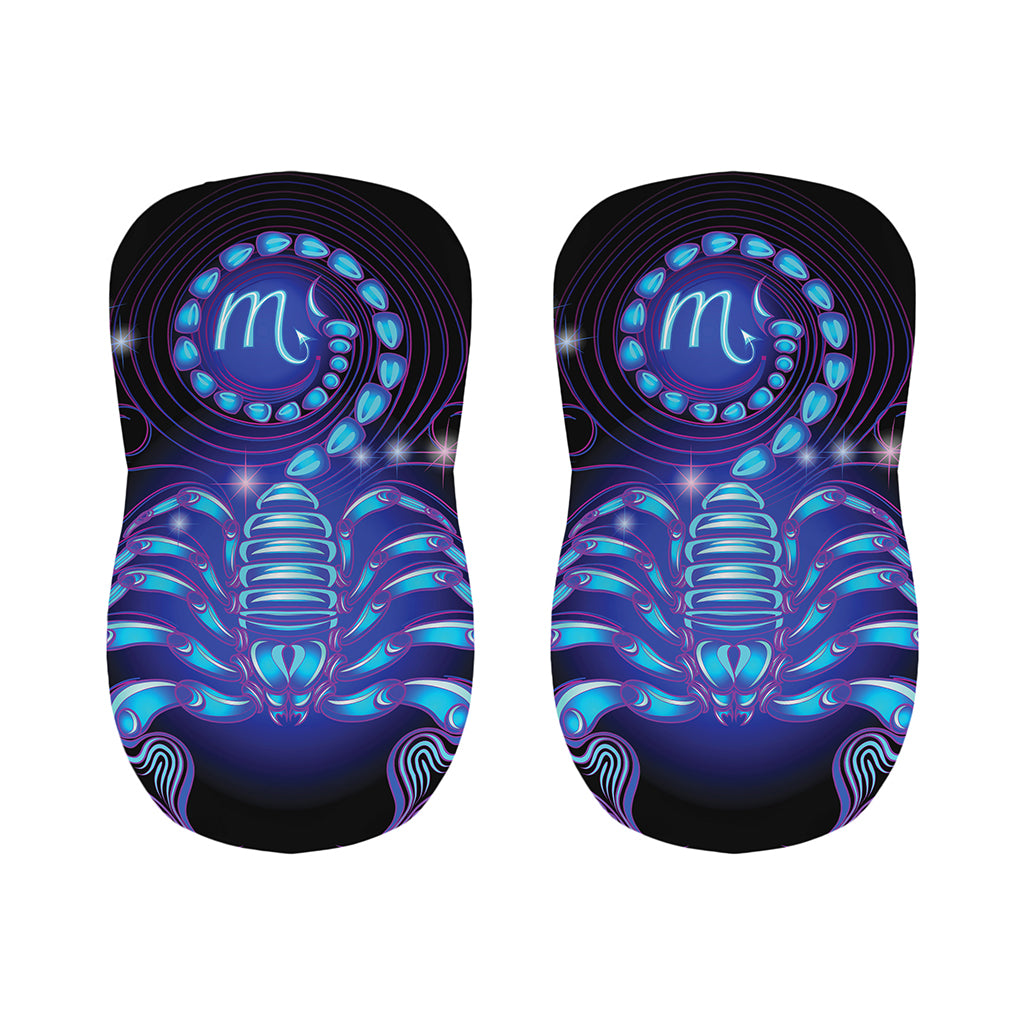 Dark Scorpio Zodiac Sign Print Bar Stool Covers