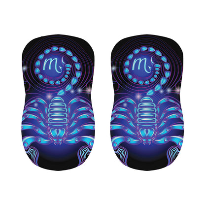 Dark Scorpio Zodiac Sign Print Bar Stool Covers
