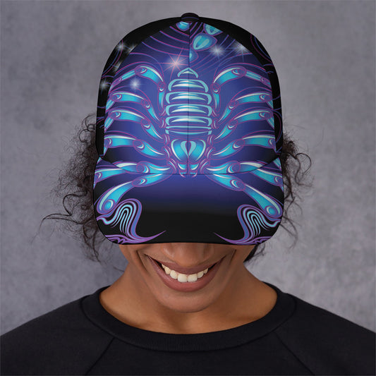 Dark Scorpio Zodiac Sign Print Baseball Cap
