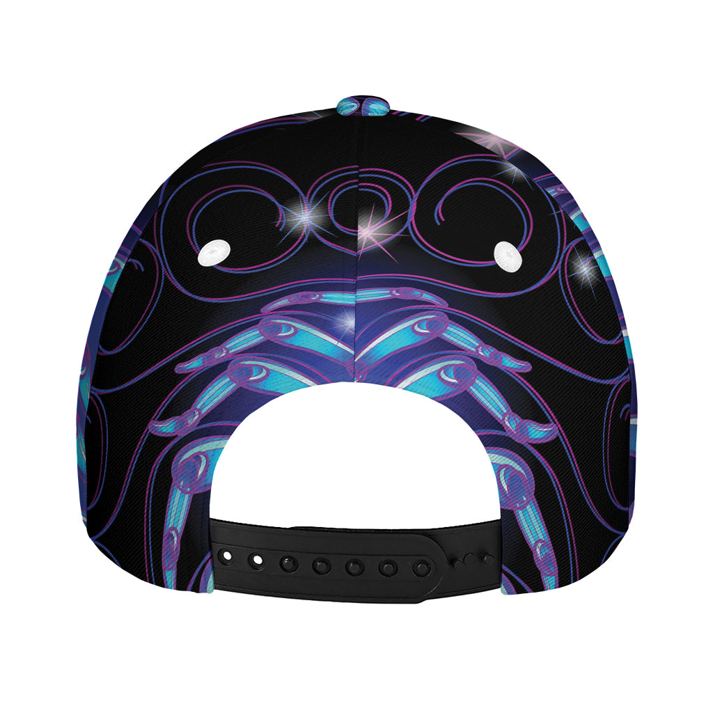 Dark Scorpio Zodiac Sign Print Baseball Cap